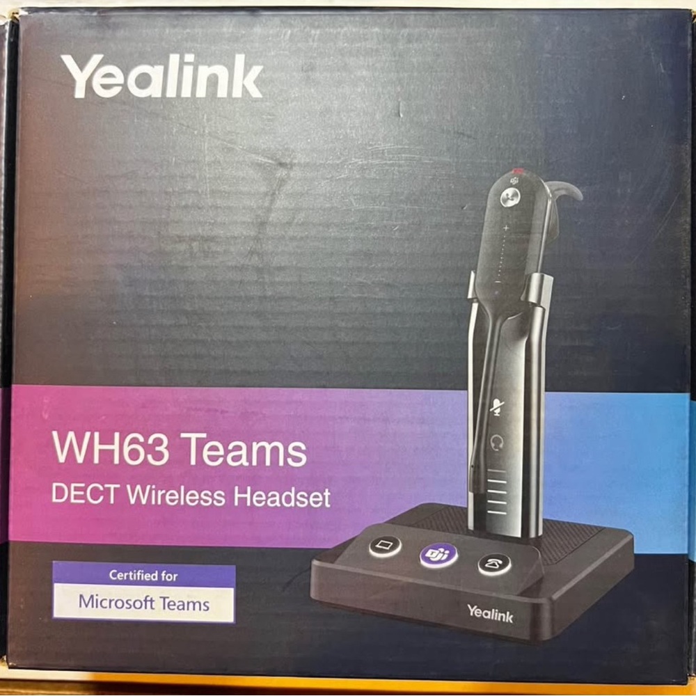 Yealink WH63 Teams DECT Wireless Headset
